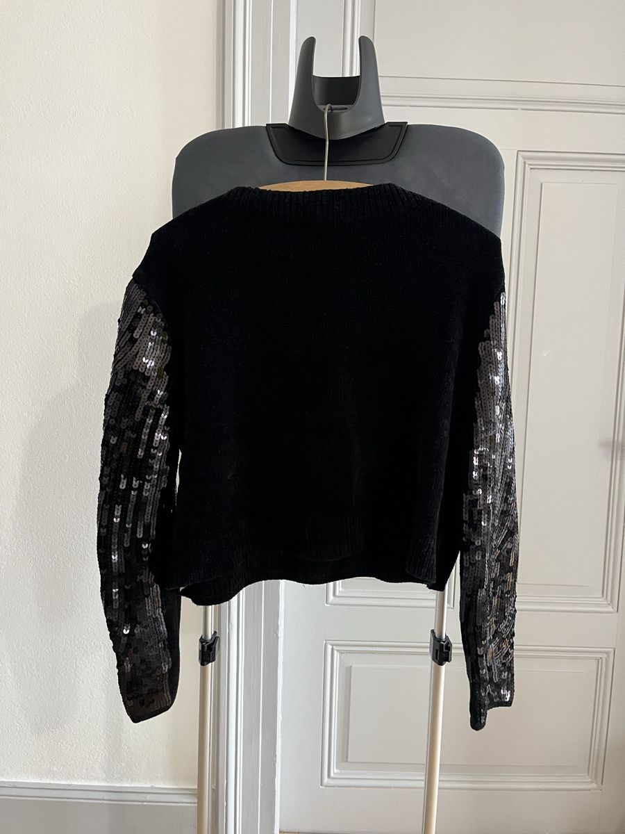 Zara Pullover & Sweatshirts: Completely new Zara Sequin Chenille Sweater S – Neu und originalverpackt aus Basel von 550_ckp6 2