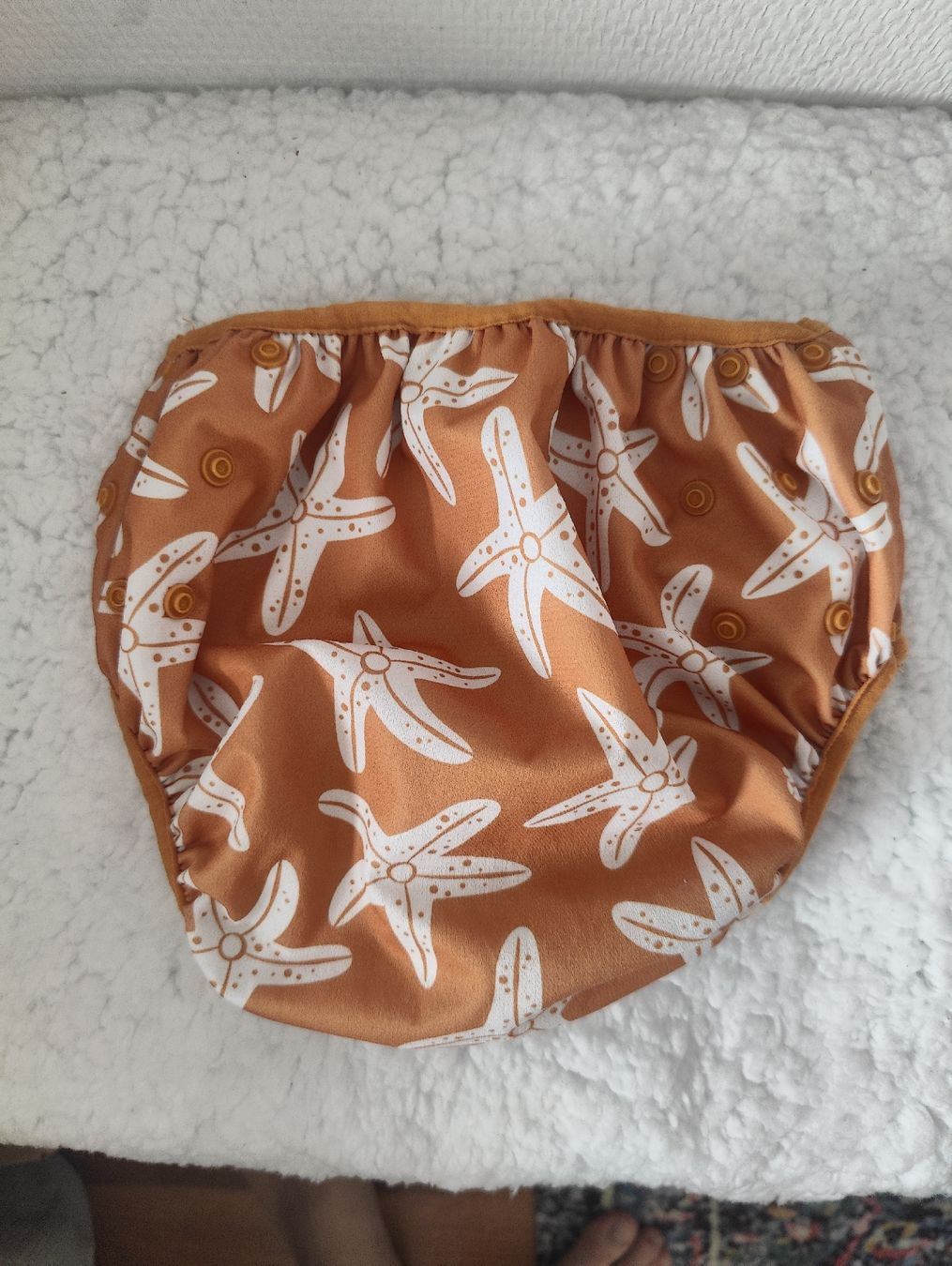 Costumi da bagno: Schwimmwindel Swim Essentials One Size Orange Seesterne – Usato da Zürich venduto da sof_f2ts 4