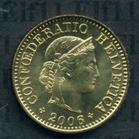 CHF___0.05 2006 stgl * nigelnagelneu! 5 Rappen