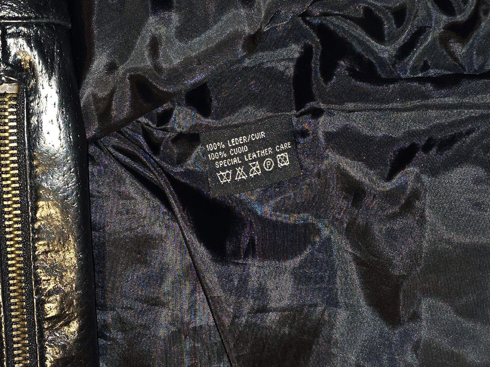 Giacche: schwarze Lederjacke 100 % Leder – Nuovo (secondo la descrizione) da St. Gallen venduto da A.W.128 3