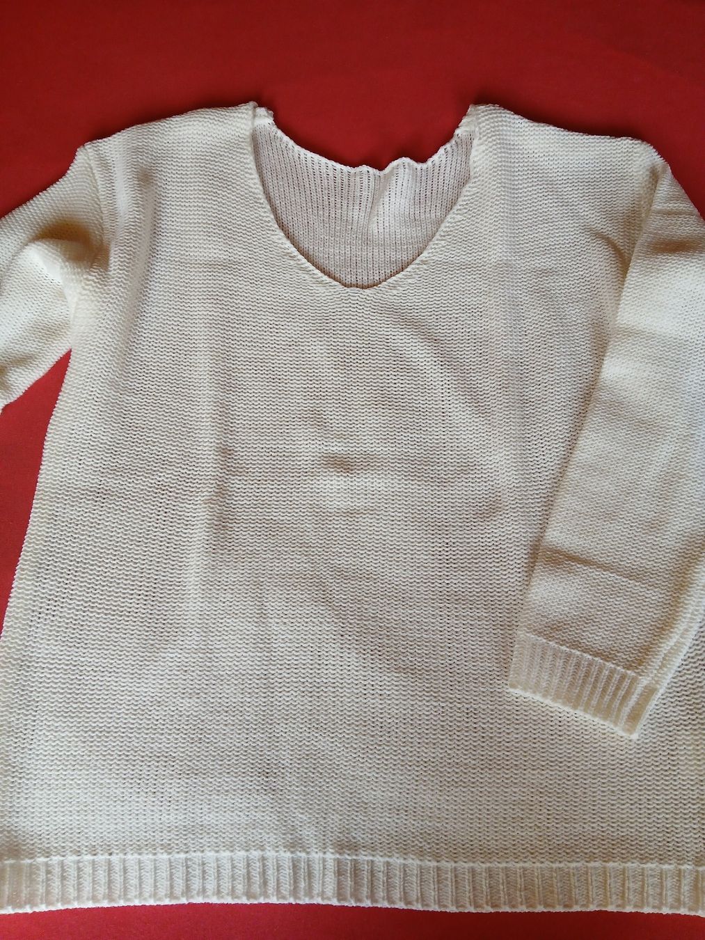Pulls & Sweat-shirts: Pullover creme Grösse L 100% Polyester neu – Neuf (Voir description) à Marly par schnibu2