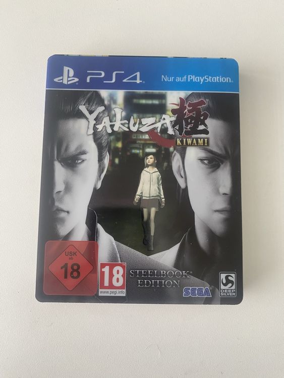 Yakuza Kiwami Steelbook Edition PS4 PS5 Jeu Complet FR Comme Neuf