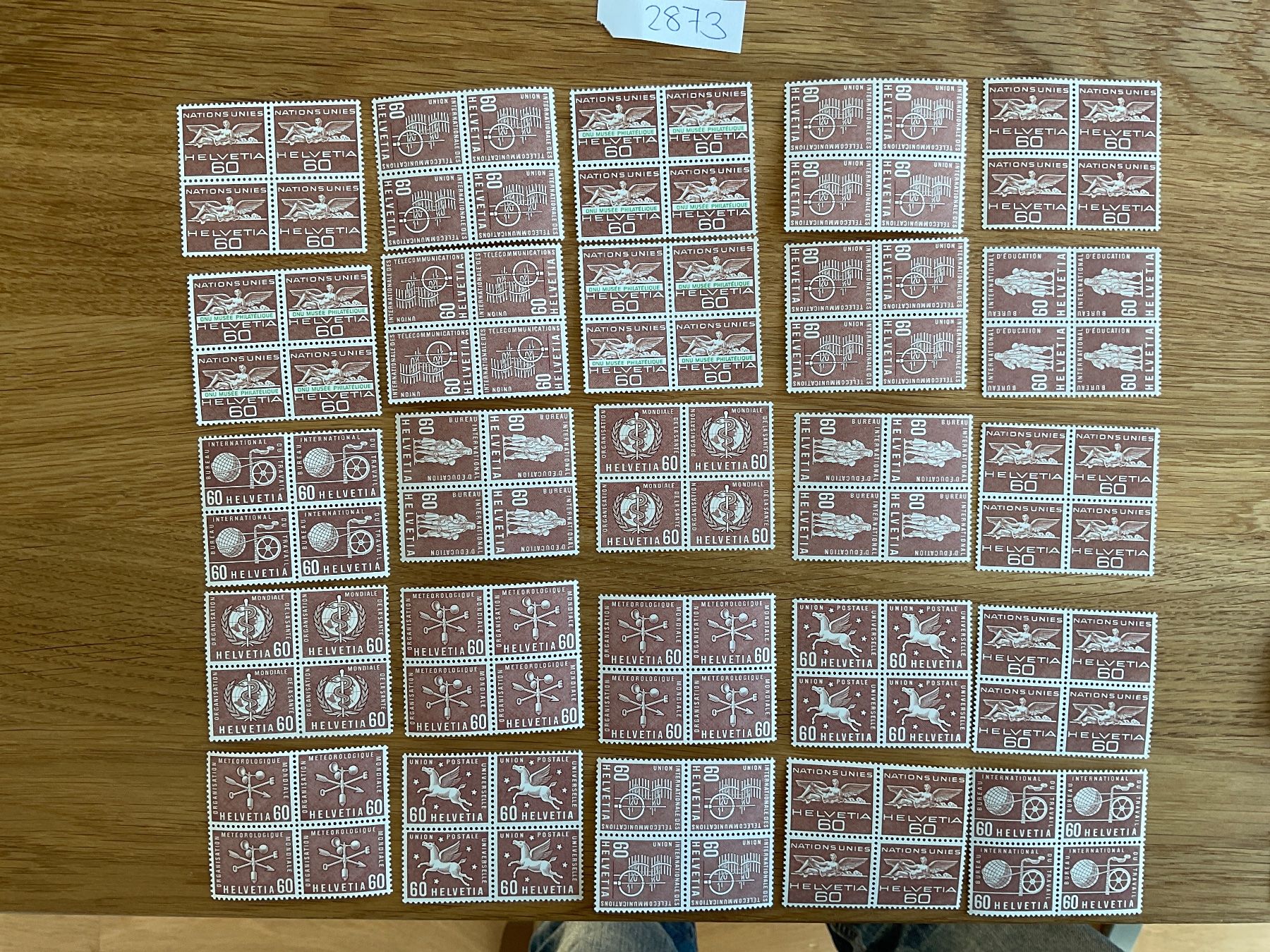 Alle Briefmarken: 60Fr Ämter Frankaturware ungestempelt postfrisch Sammlung – Neu (gemäss Beschreibung) aus Wil SG von Chefsugus