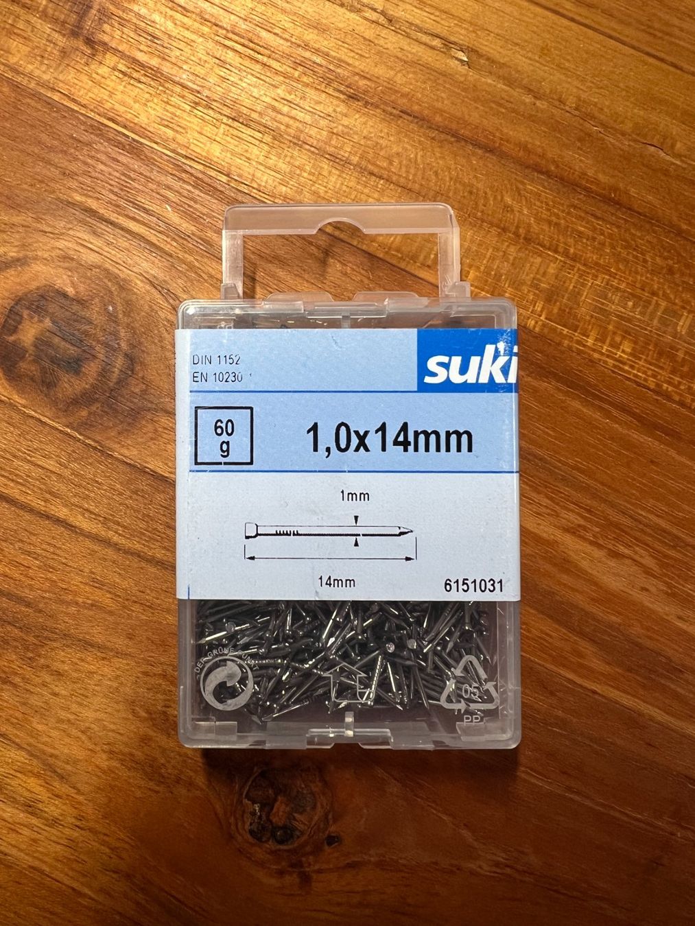 Tutti gli attrezzi: Suki Drahtstifte Stauchkopf 1x14mm – Nuovo e nell'imballaggio originale da Signau venduto da Mage700