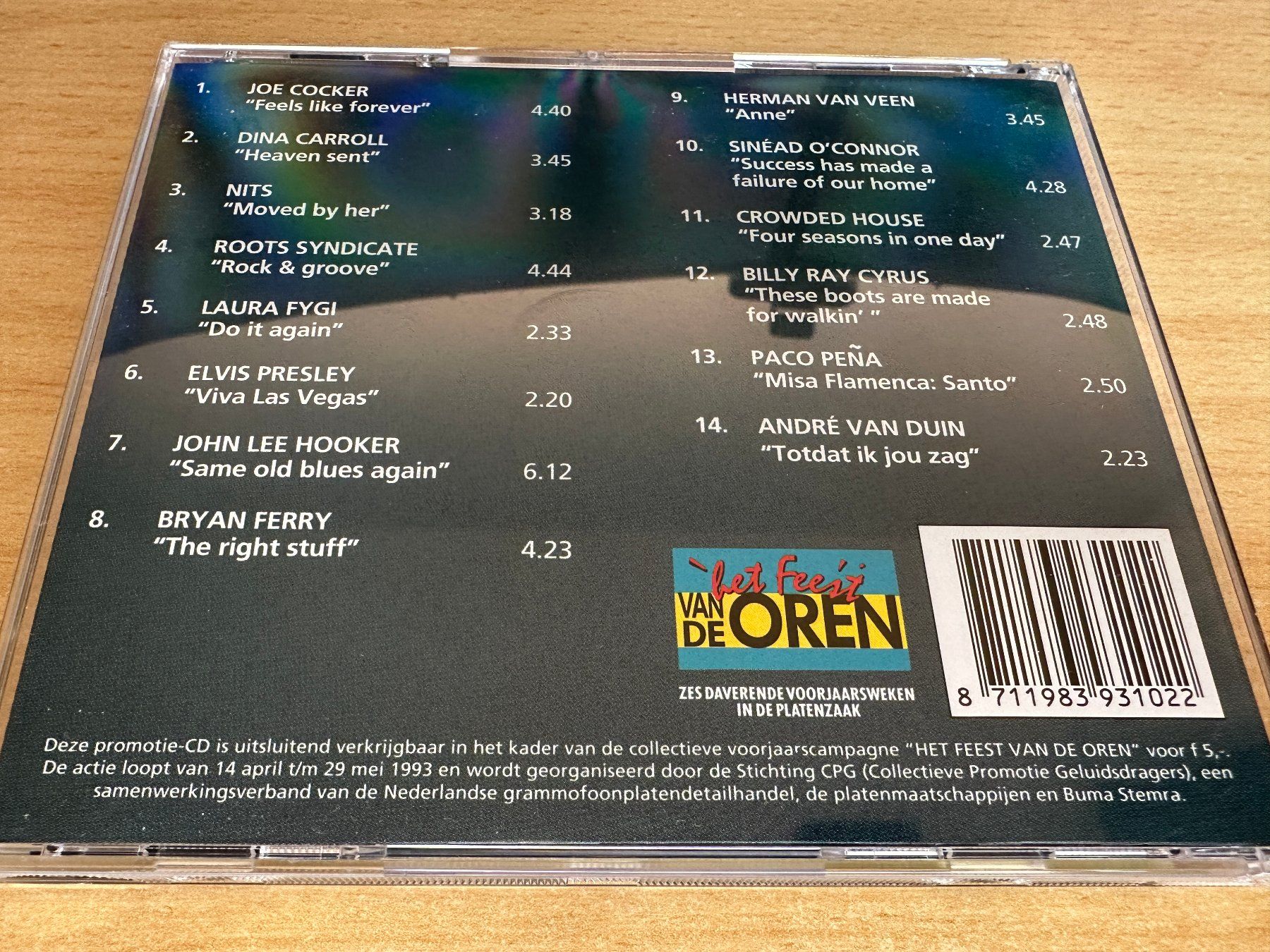 CDs: Various – De Nationale Voorjaars CD 1993 – Gebraucht aus Rikon im Tösstal von Alpenmutz 4