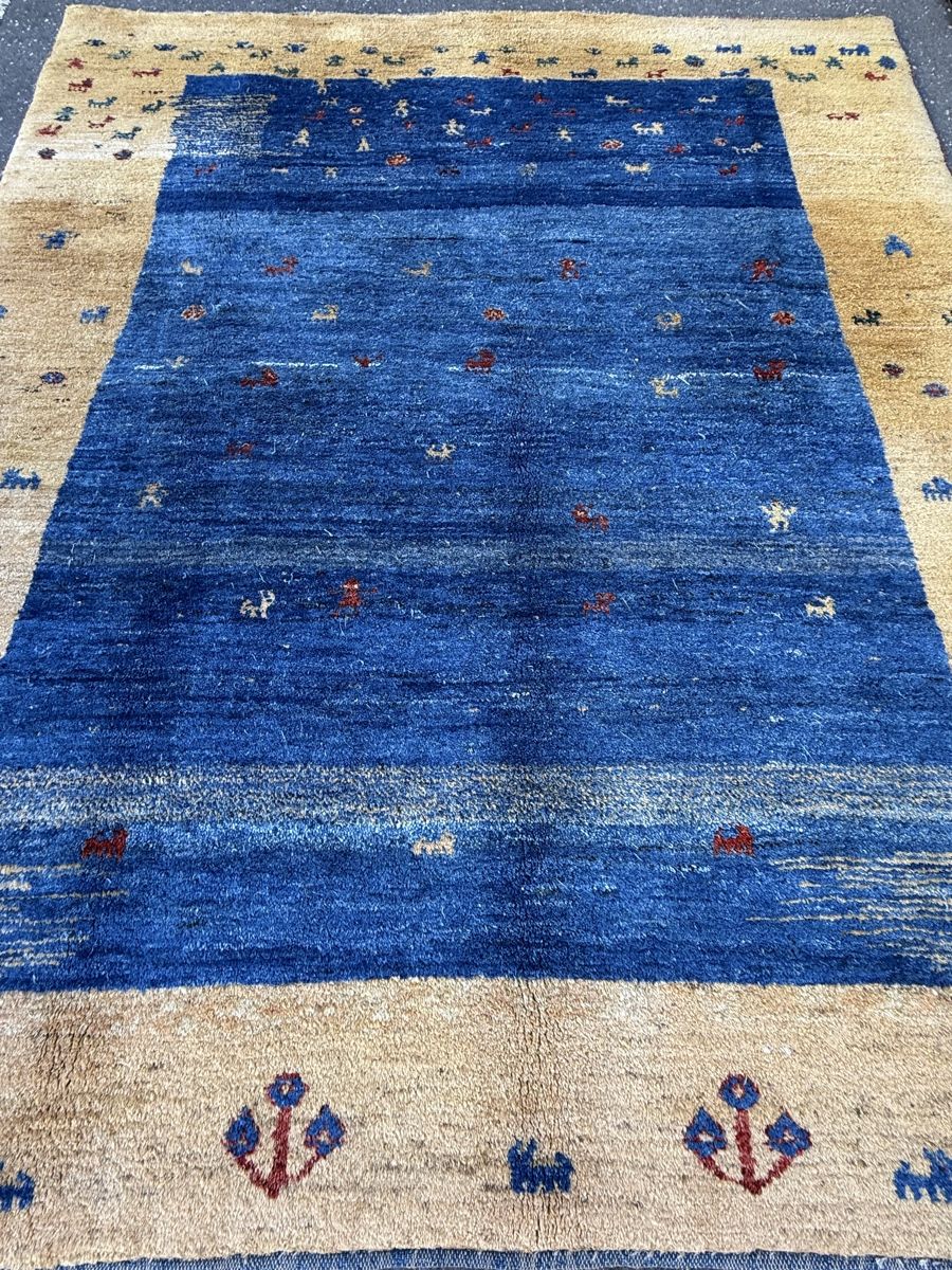 Gabbeh Tappeti: Wunderschöner Handgeknüpfter Teppich Gabbeh.257x220.cm – Usato da Sempach venduto da Star7 1