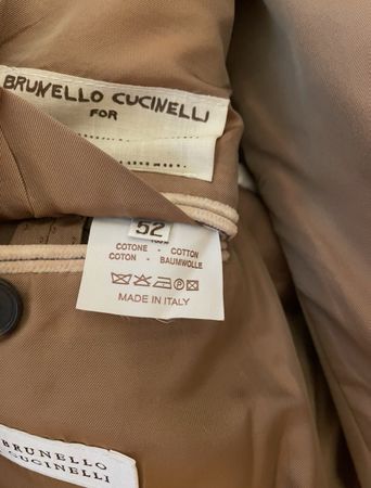 Brunello Cucinelli Veston Sakko Jacke Gr. 52