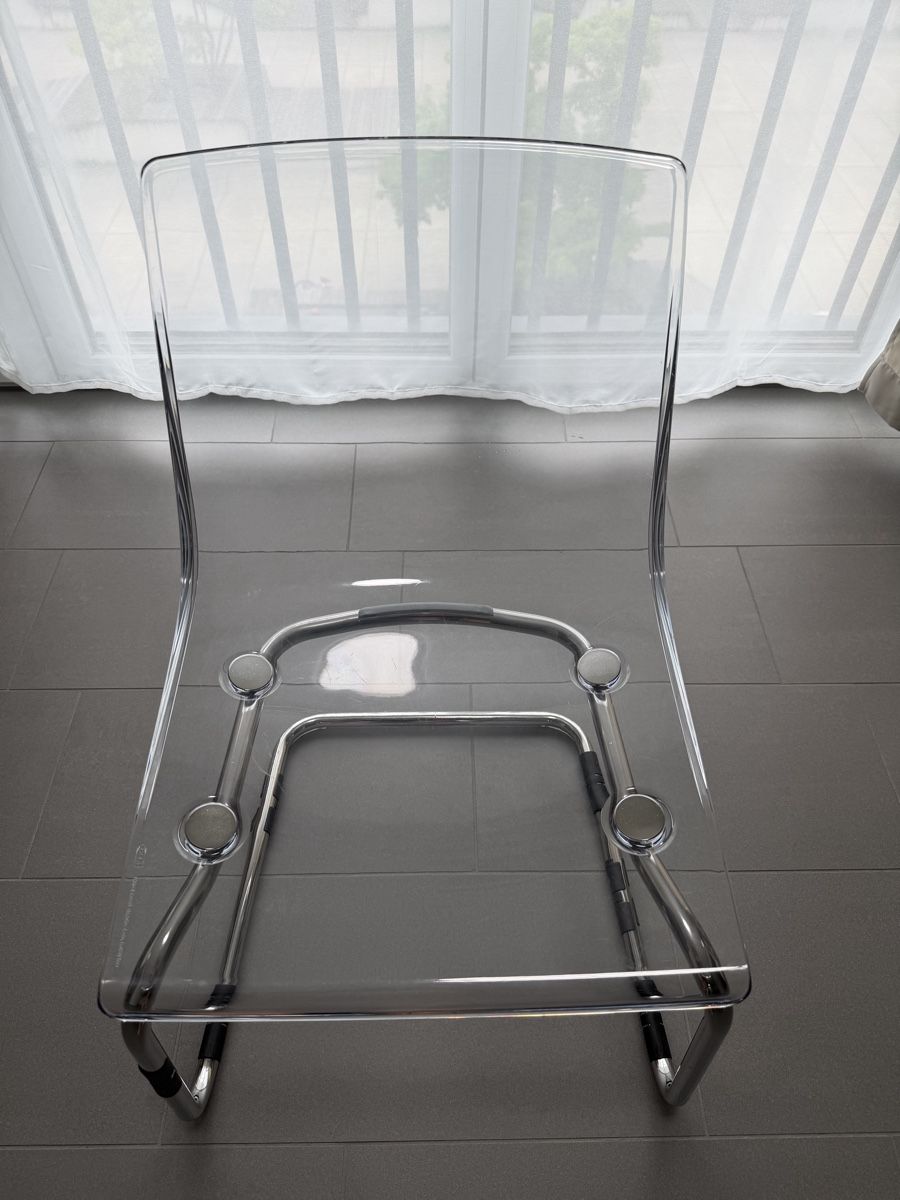 Ikea Sedie: 6x IKEA TOBIAS Stühle transparent – Usato da Schlieren venduto da Dav_8gbc 1
