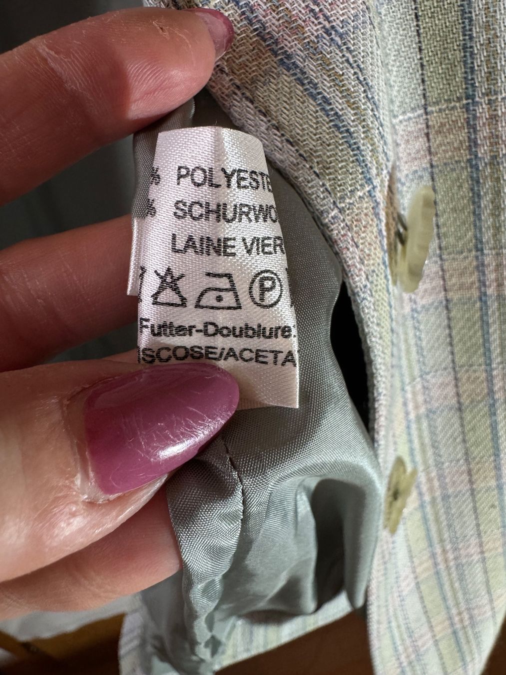 Completi & Tailleur: Zweiteiler von Rene Schaad Gr.42 Vintage – Usato da Grosswangen venduto da second_hand_dress 3