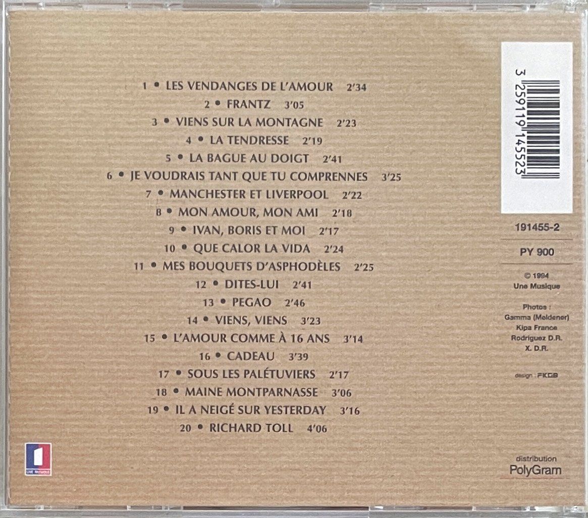 CD: Marie Laforêt - Eventail 65 - 95 – Usato da Savagnier venduto da Ne2065 1