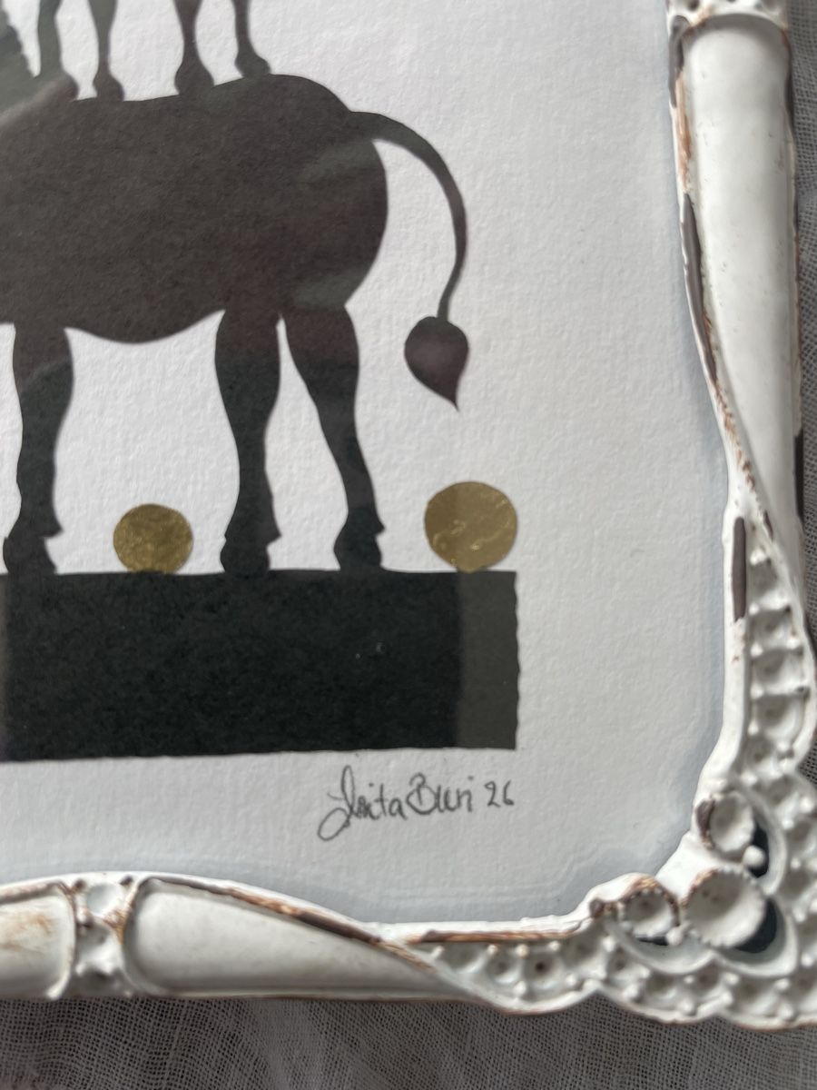 Grafiken & Lithographien: Scherenschnitt von Anita Buri – Neu (gemäss Beschreibung) aus Konolfingen von Bern-75 1