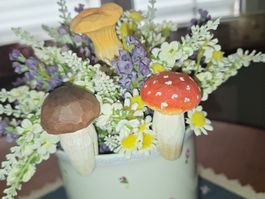 WALDPILZ TRIO 🍄‍🟫 DEKO🌲🍄‍🟫🍄 KLAMMERN AUS HOLZ🍄‍🟫