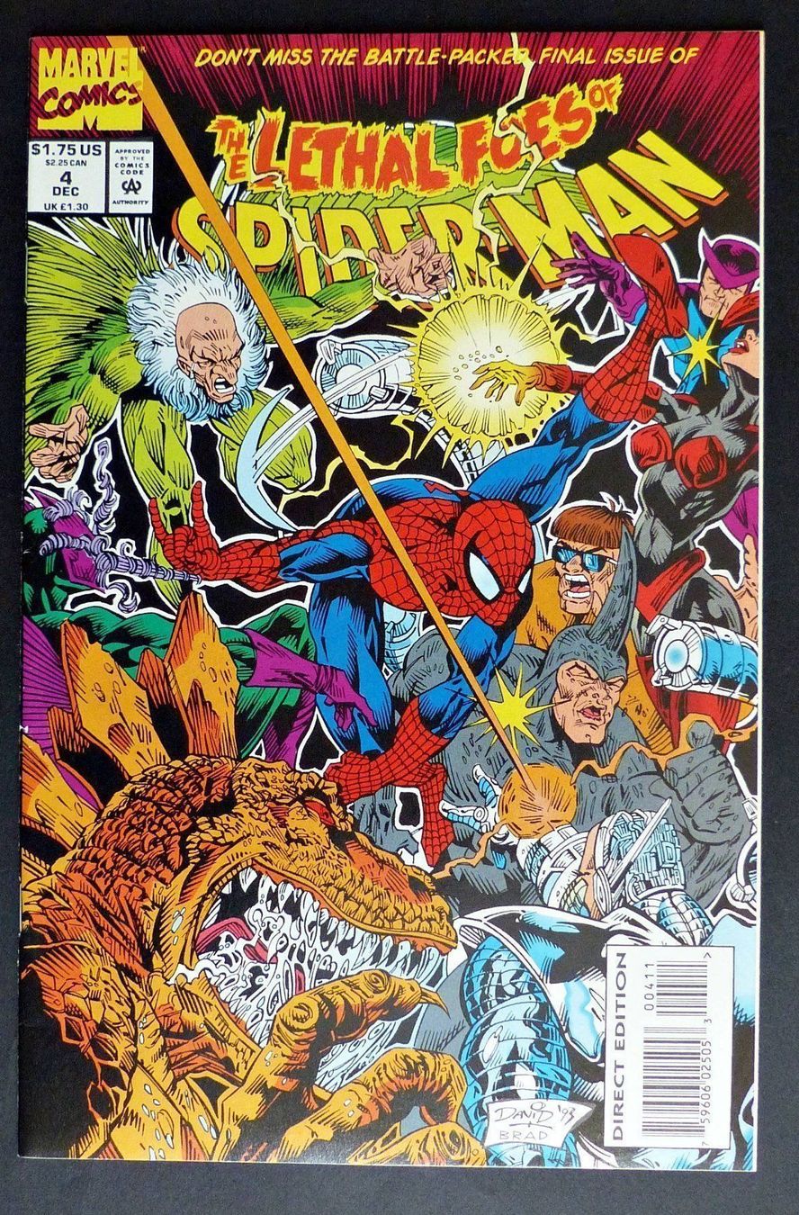 Comics: SPIDER-MAN LETHAL FOES COMPLETE 4 PART SERIE MARVEL 1993 – Gebraucht aus Lugano von YouWantUS 6