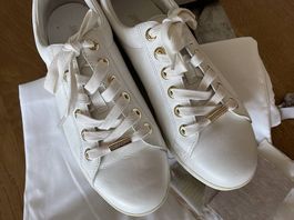 Jimmy Choo Sneaker weiss Leder  GR. 40