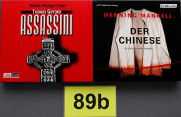 2 Hörbücher Gifford Assassini + Mankell Der Chinese, Nr. 89b