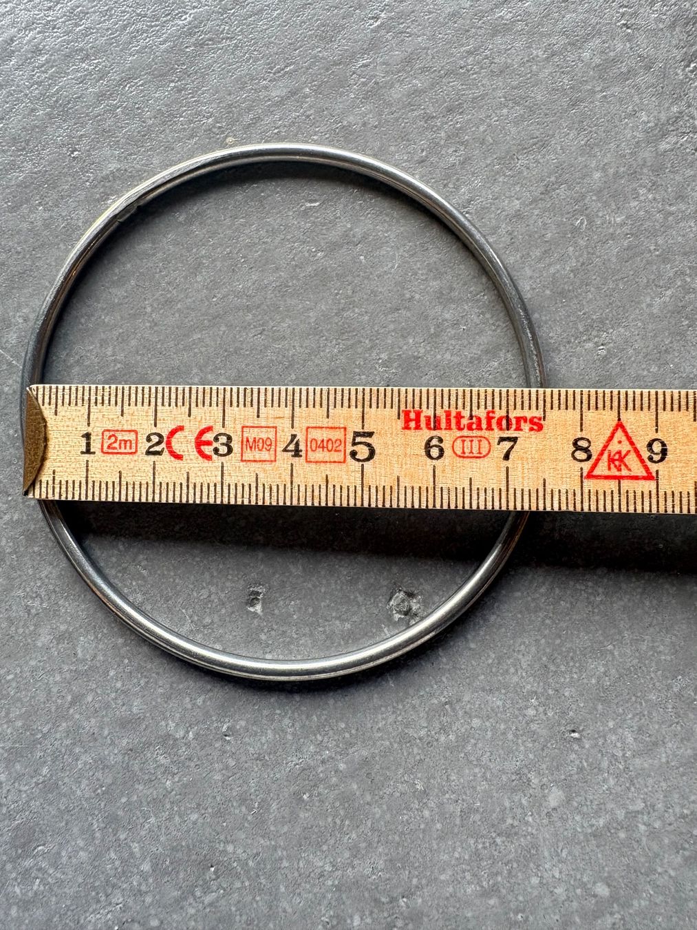 Anelli: Edelstahlringe Durchmesser 8cm – Usato da Malans GR venduto da stoffmass 1