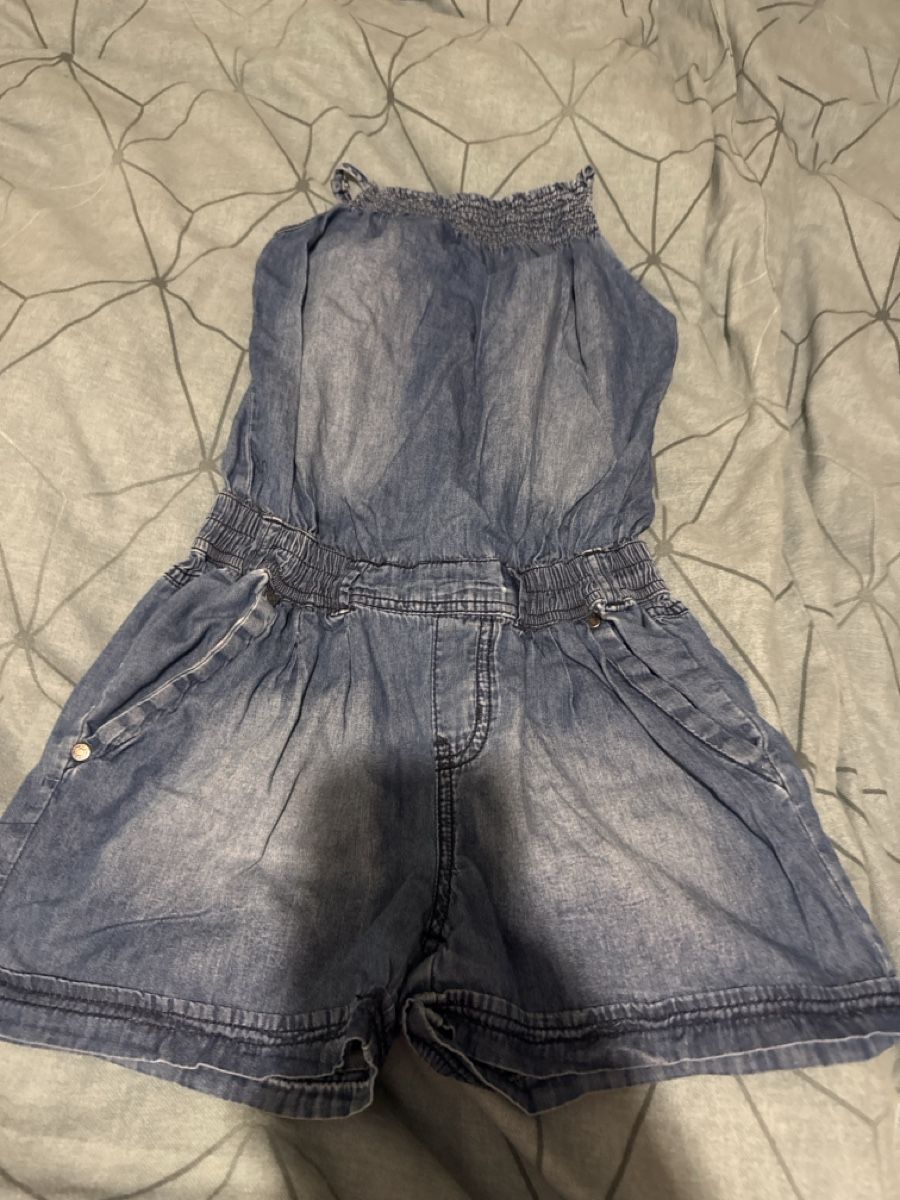 Tute: Süsser Kinder Jeans Jumpsuit 134/140 – Usato da Hägendorf venduto da laumatt