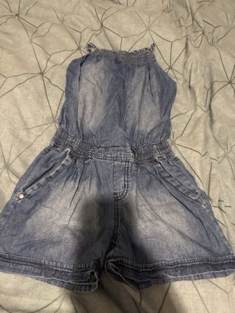Süsser Kinder Jeans Jumpsuit 134/140