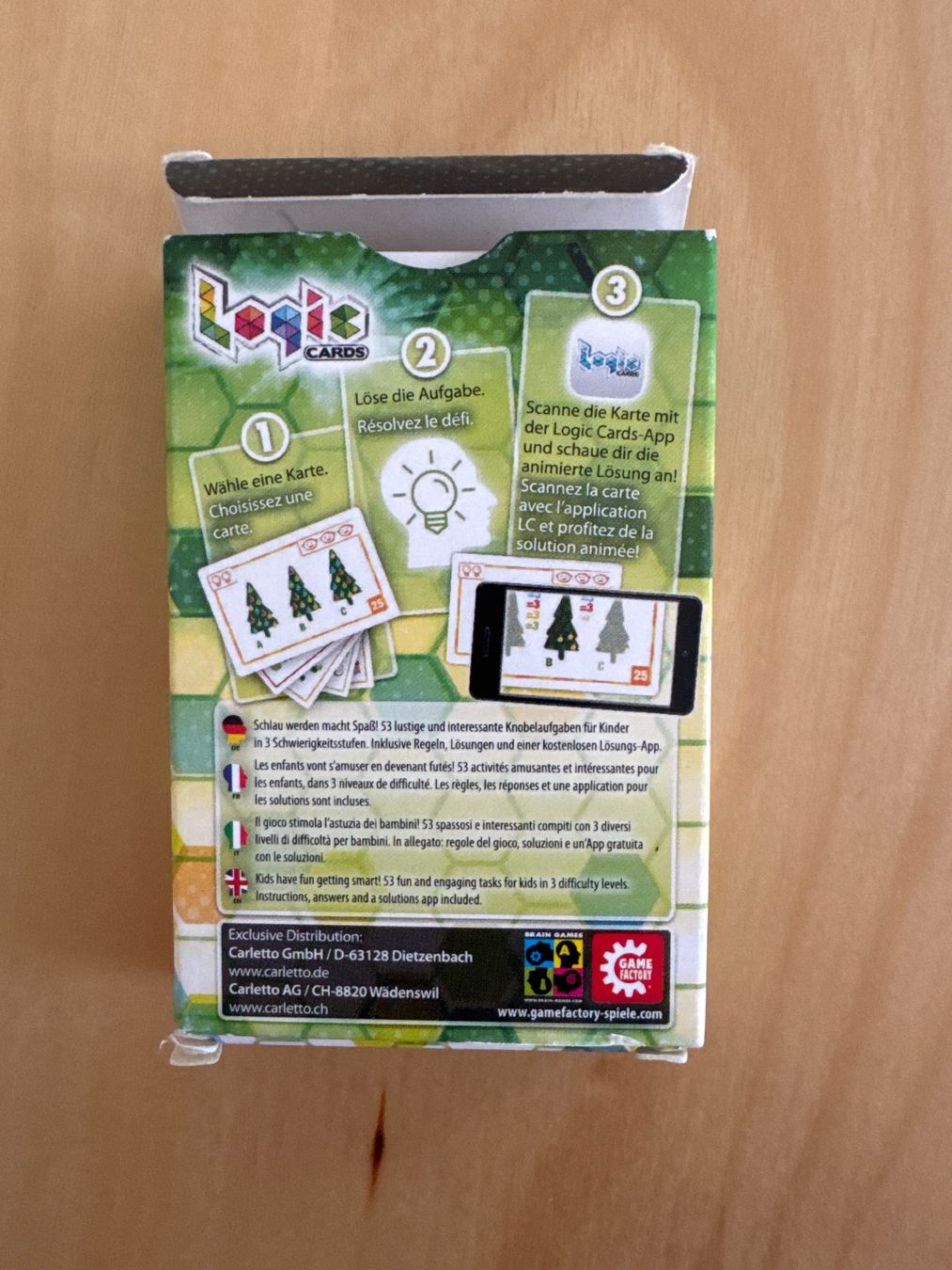 Giochi: Logic Cards Kids Spiel – Usato da Goldach venduto da Hibiskus23 1