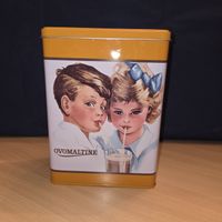 Vintage Ovomaltine Dose, leer, super Zustand, Rarität!