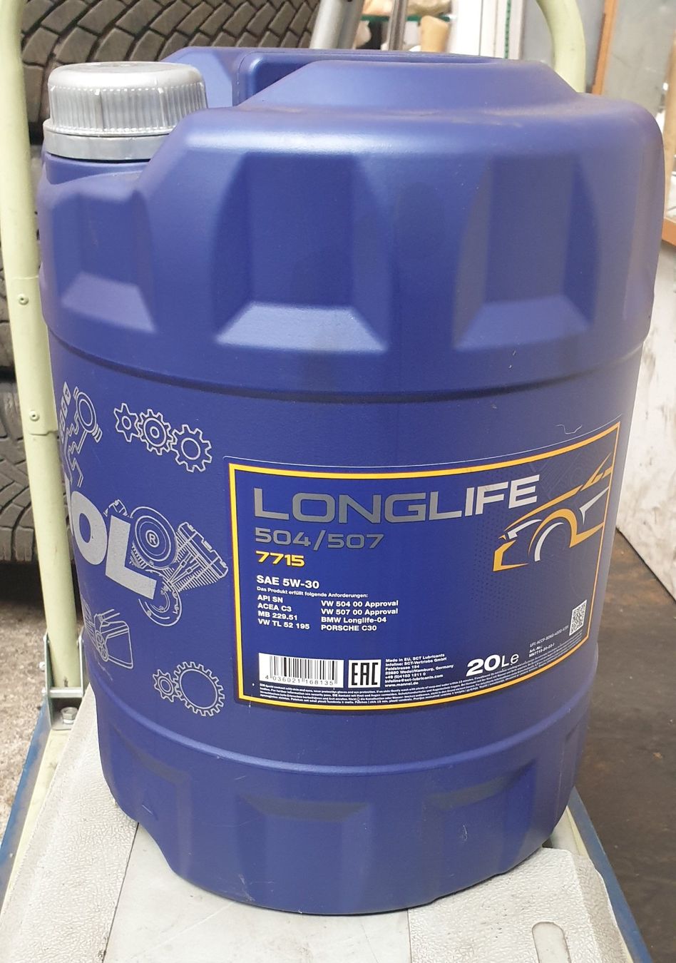 Mannol Huiles et additifs: Longlife  Motorenöl – Neuf avec emballage d'origine à Müllheim Dorf par Linus18 1