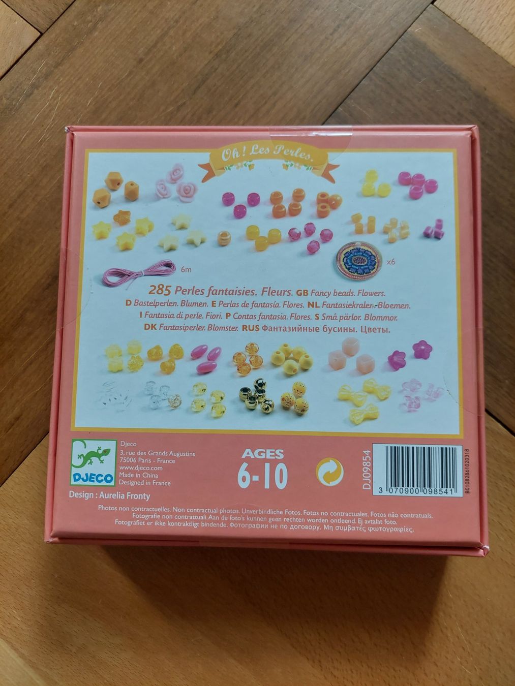 Perle (finte): Djeco 285 Bastelperlen Blumen – Nuovo e nell'imballaggio originale da Beckenried venduto da Havacola 9
