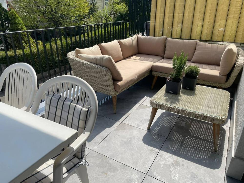 Garten Lounge "Samos" inkl. Couchtisch (Livique) Kaufen auf Ricardo