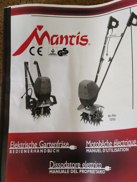 Gartenfräse Mantis Kaufen auf Ricardo