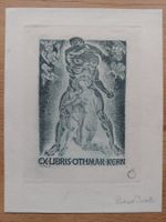 Exlibris Richard Throll - Original Radierung signiert