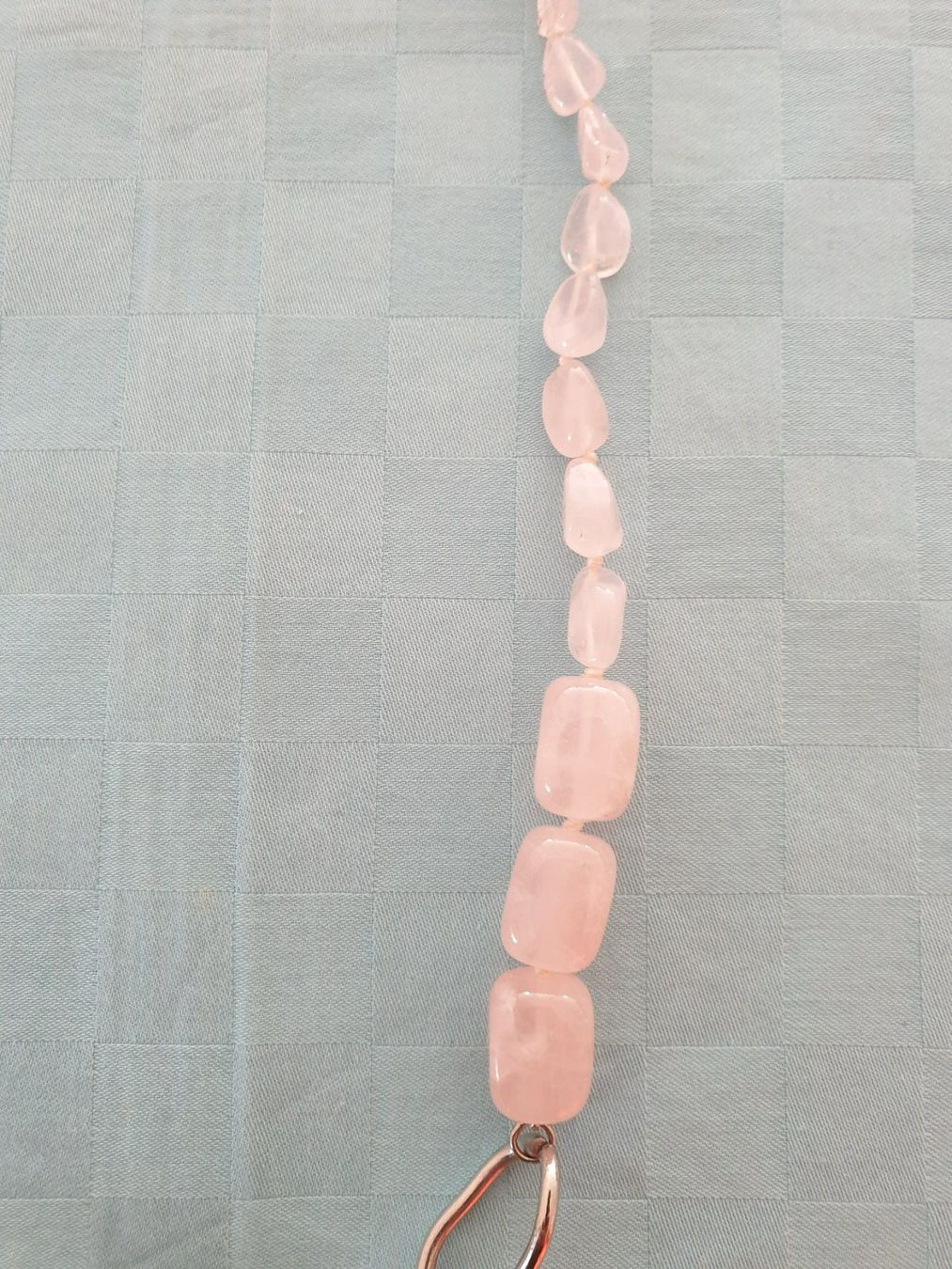 Catenine: Schmuck Halskette Kette Rosenquarz – Usato da Mörschwil venduto da spirspi 9