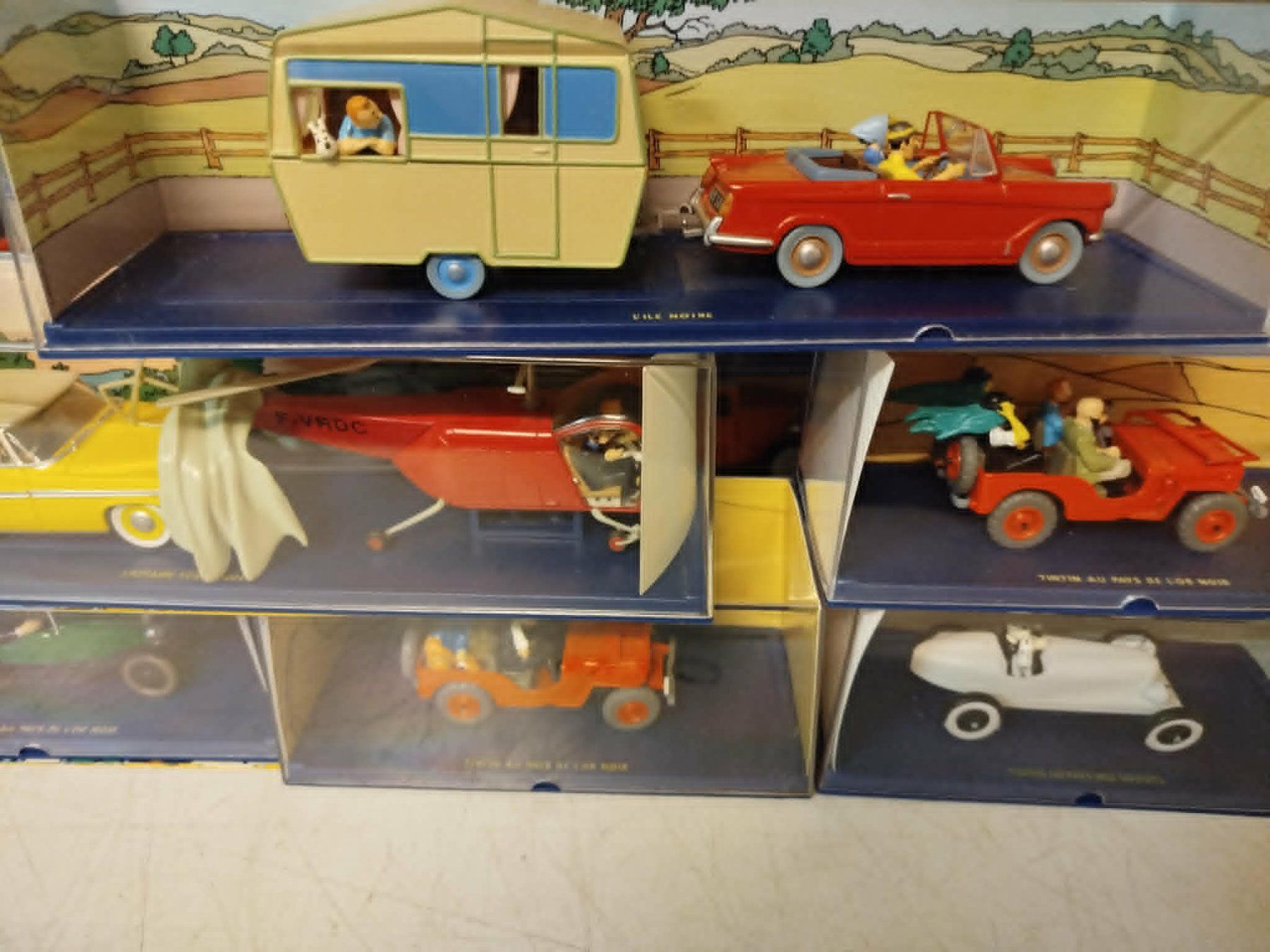 Modellini d'auto: Voiture Tintin - 59 pièces. – Usato da La Chaux-de-Fonds venduto da Emmaus2300CDF 7