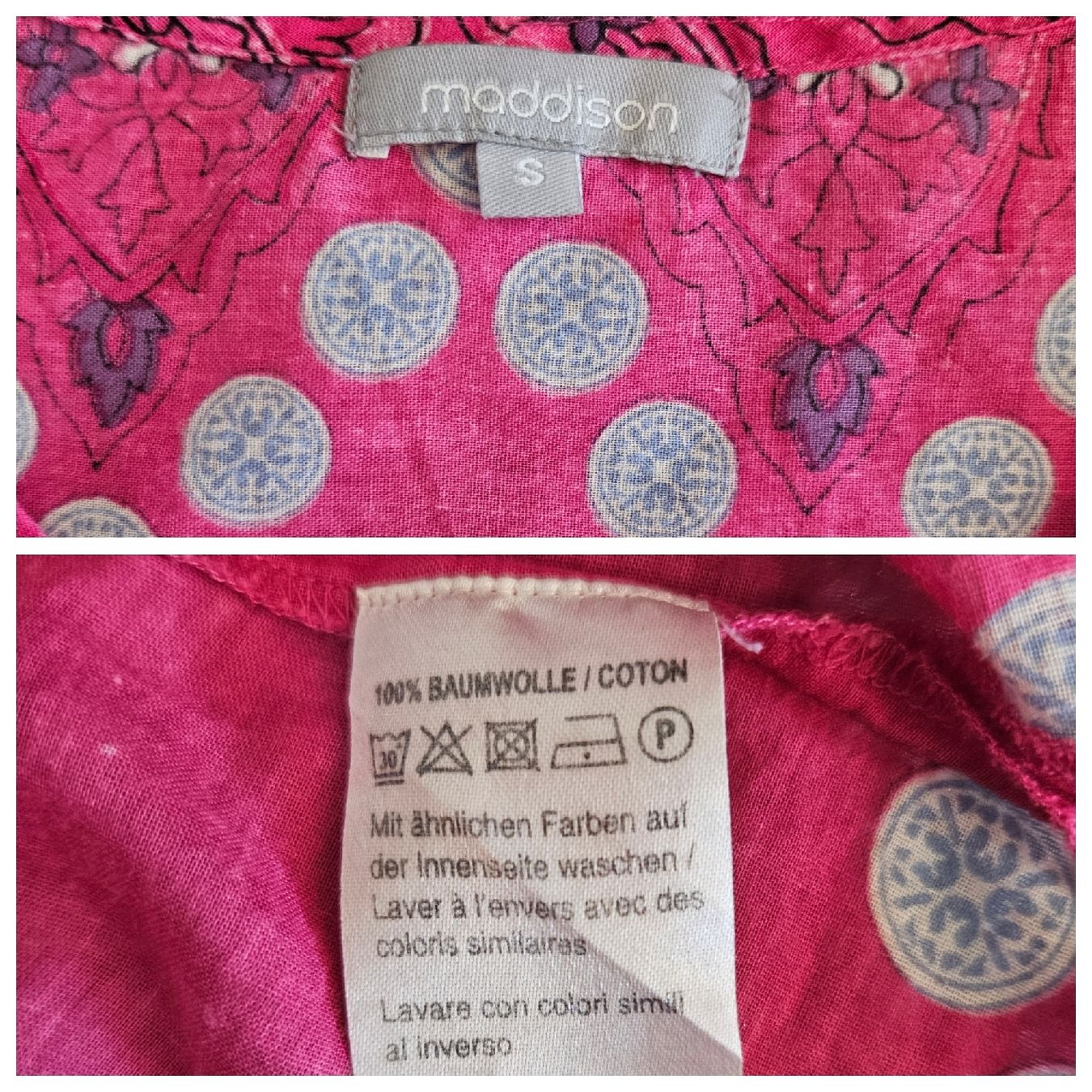 Tops: Indien Stil Tunika Sommer - S – Neuf (Voir description) à Langnau am Albis par Kookysprite 2