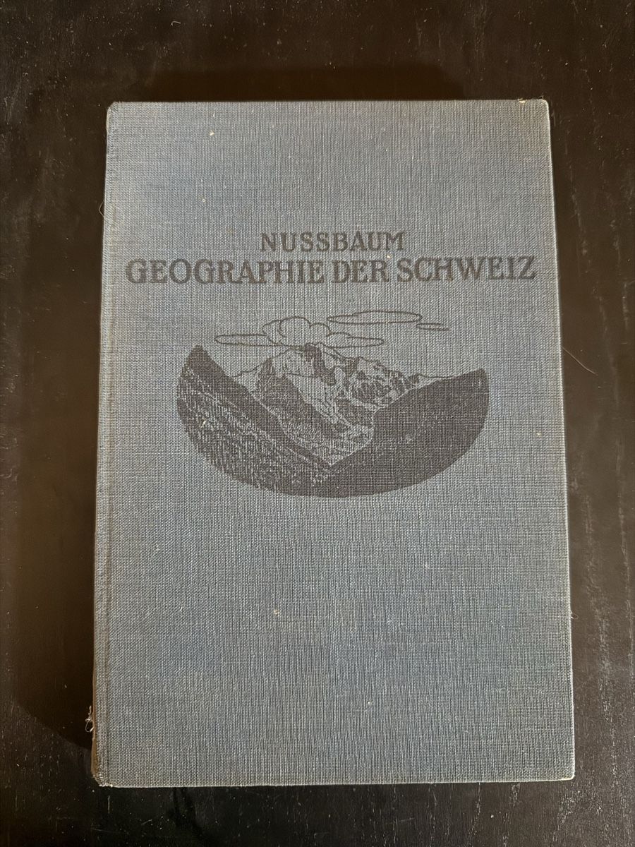 Bücher: Geographie der Schweiz, 1945 – Gebraucht aus Fribourg von Ardoffel