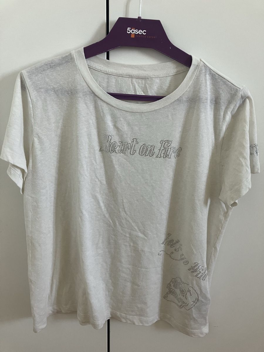 Zadig & Voltaire T-shirt: T-shirt Zadig et Voltaire – Usato da Montreux venduto da princessleia