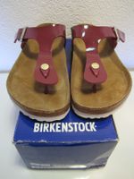 Birkenstock, Gizeh, Gr. 42, Normal, Bordeaux rot, Neu