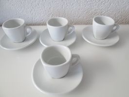 4 Espressotasse ,4 Untertassen,Richard GINORI Italy