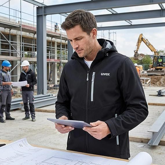Giacche: Uvex Tune-up Herren Softshelljacke Schwarz Grösse L – Nuovo e nell'imballaggio originale da Suhr venduto da SchnapperCH 2