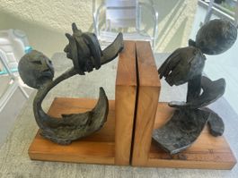 Doppelt Skulptur Signiert
