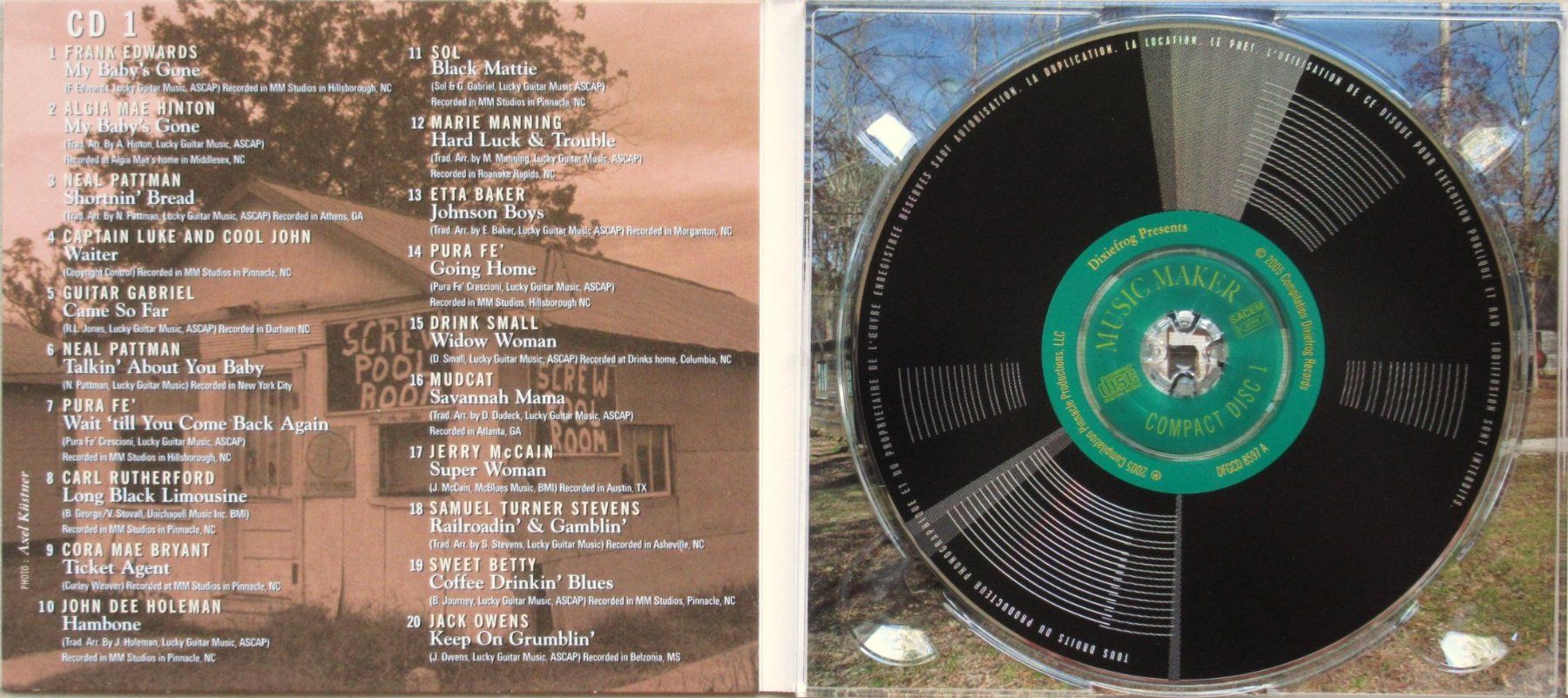 CD: original DIXIEFROG PRESENTS MUSIC MAKER 2005 2 CDs – Usato da Lohn-Ammannsegg venduto da rrrikko 2