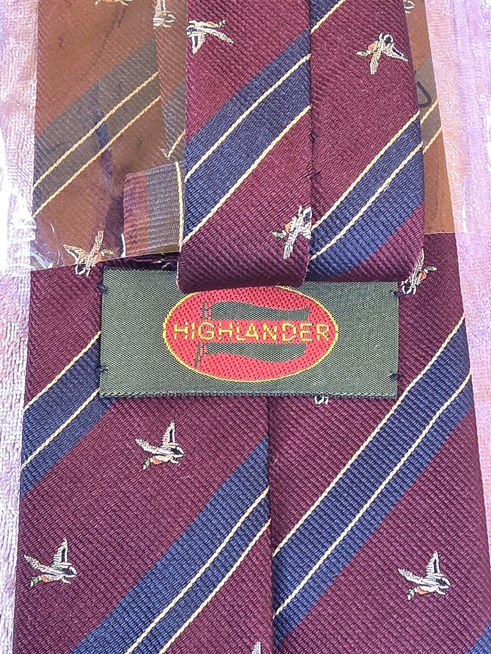 Cravatte: Krawatte Highlander Ente blau rot gestreift   – Nuovo e nell'imballaggio originale da Kriens venduto da Clevero 6
