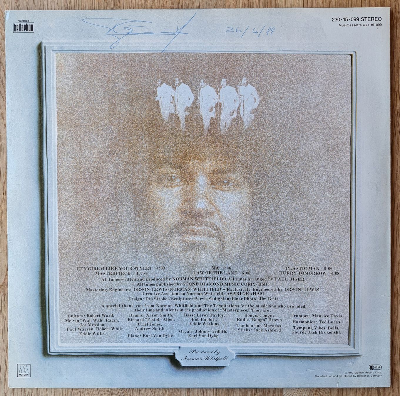 Schallplatten: Temptations - Masterpiece – Gebraucht aus Meggen von Ricardokoch 1