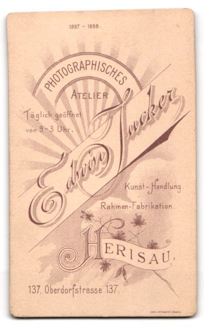 Fotografie & Manifesti: Fotografie Edwin Jucker, Herisau, junges – Usato da Berlin venduto da bartko-reher 1