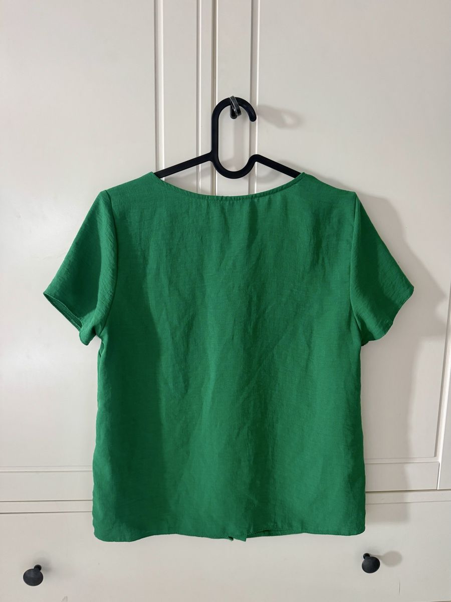 Camicette: Green New Look Button-Down Shirt, Size 34, Summer Style – Usato da Bülach venduto da dan_7scp 2