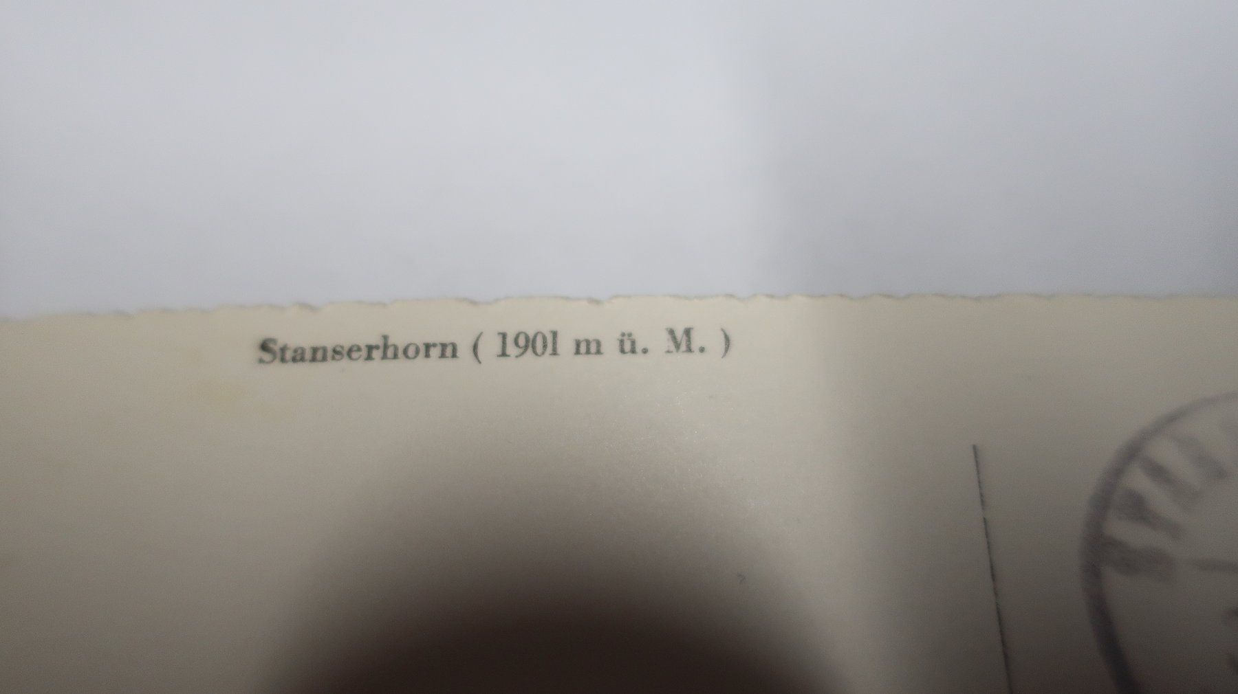Cartoline postali: Stanserhorn mit Unterwaldneralpen  1948 – Usato da Cormoret venduto da Pascalll2001 7