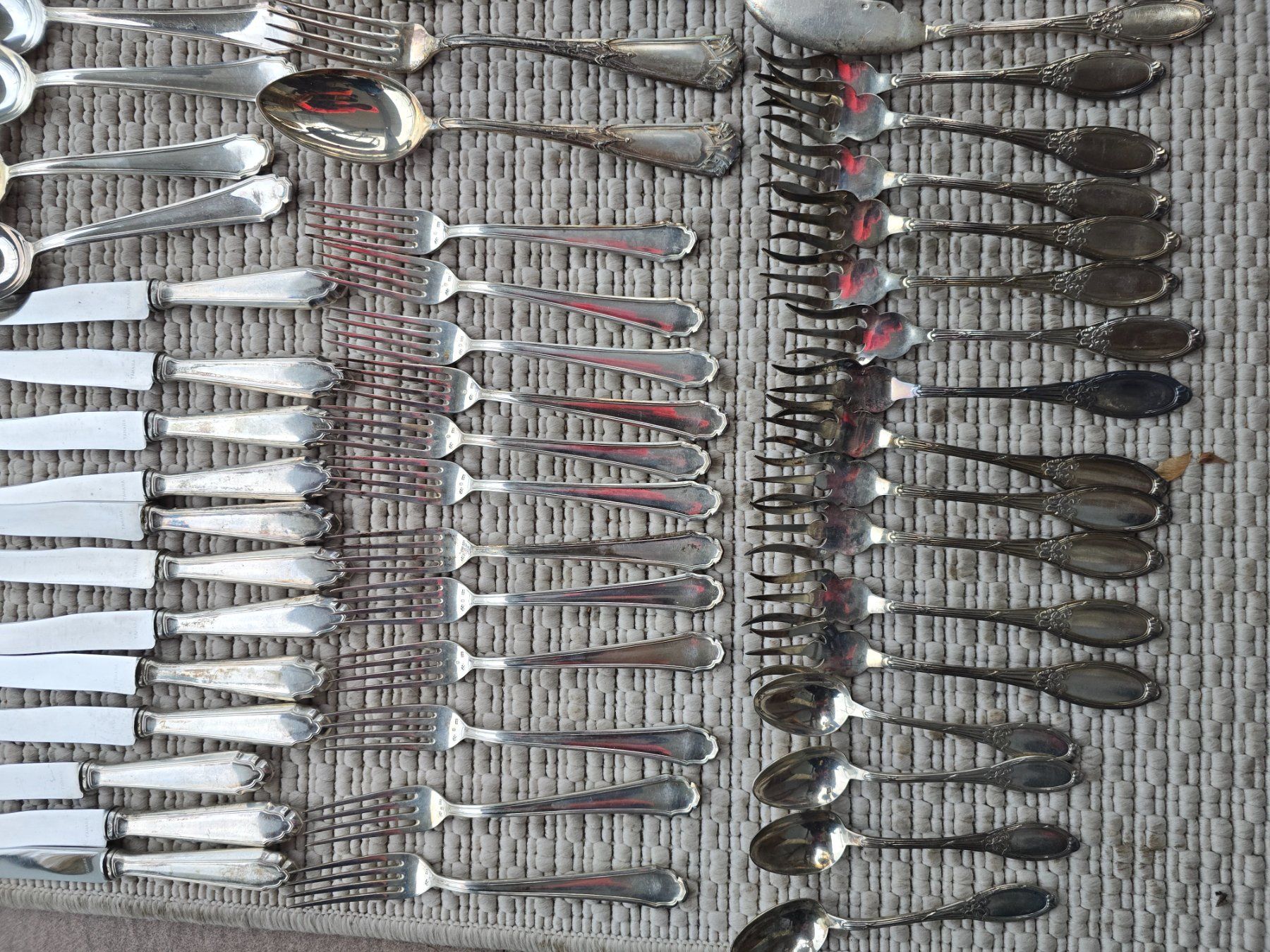 Set di posate: Silber-Besteck-Set (800er Silber), ca. 6.5 kg – Usato da Oberhofen am Thunersee venduto da OliCH76 2