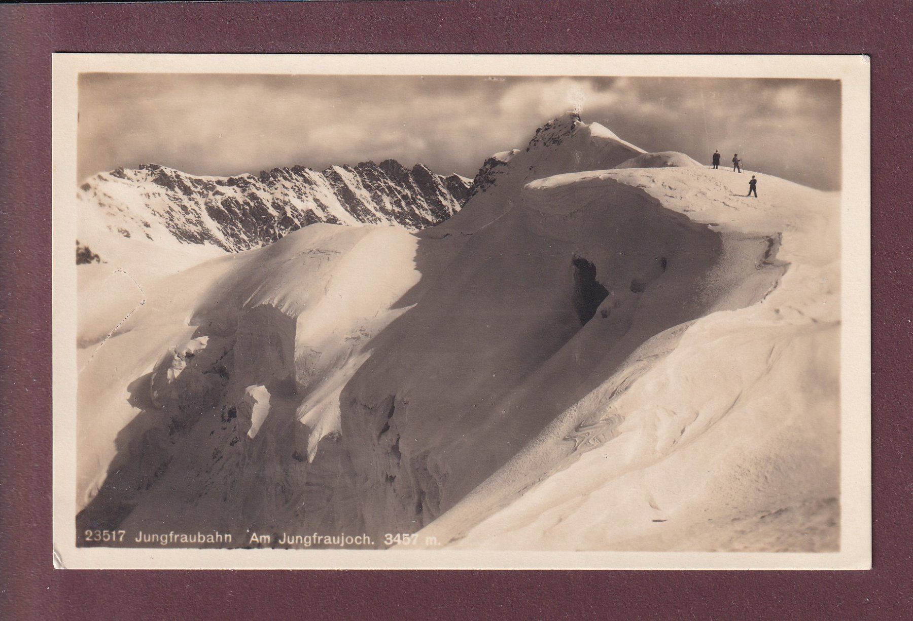 Ansichtskarten: Am JUNGFRAUJOCH – Gebraucht aus Pully von nicecards