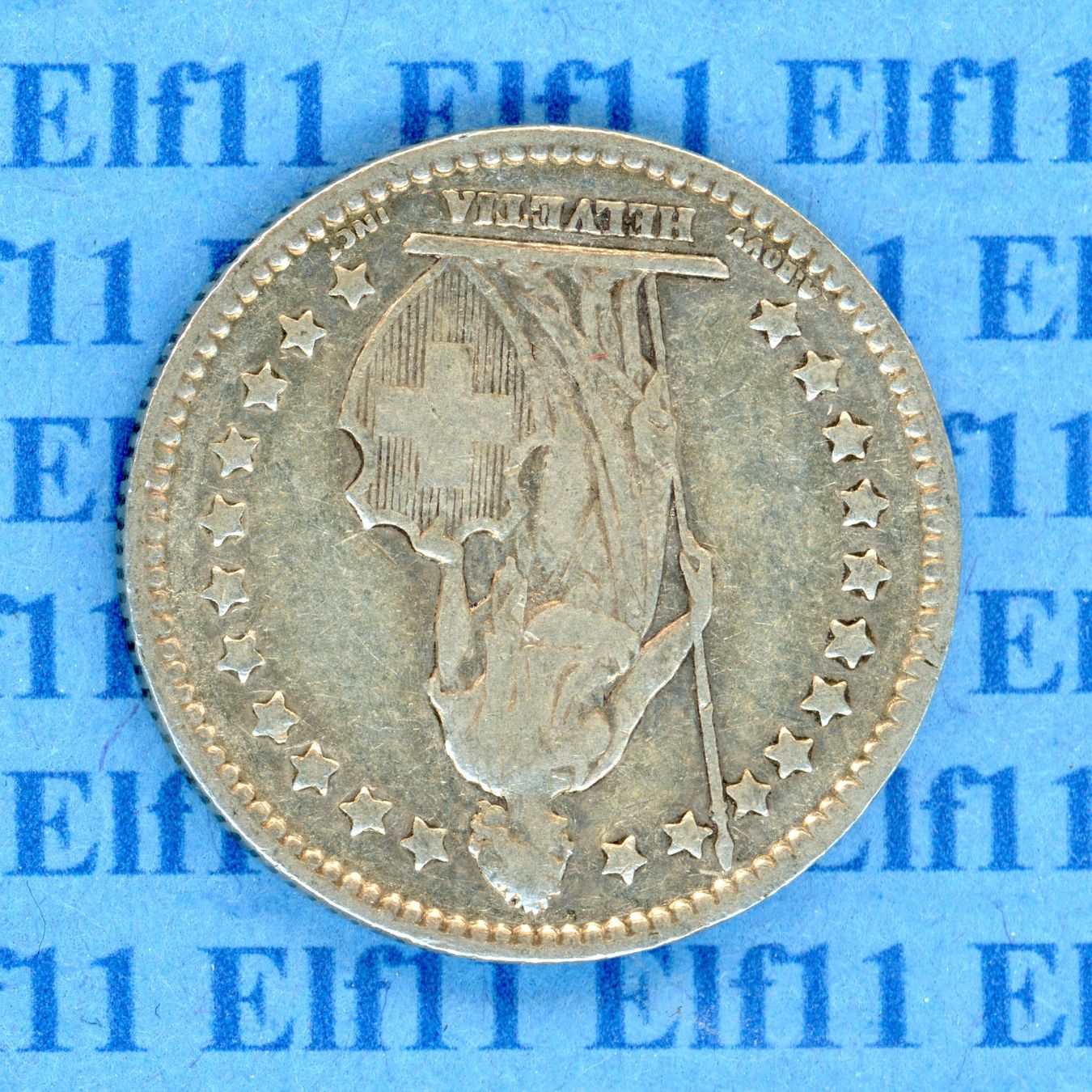Tutti le monete: CHF___1.00 1908 -vz 1 Franken – Usato da Widnau venduto da Elf11 1