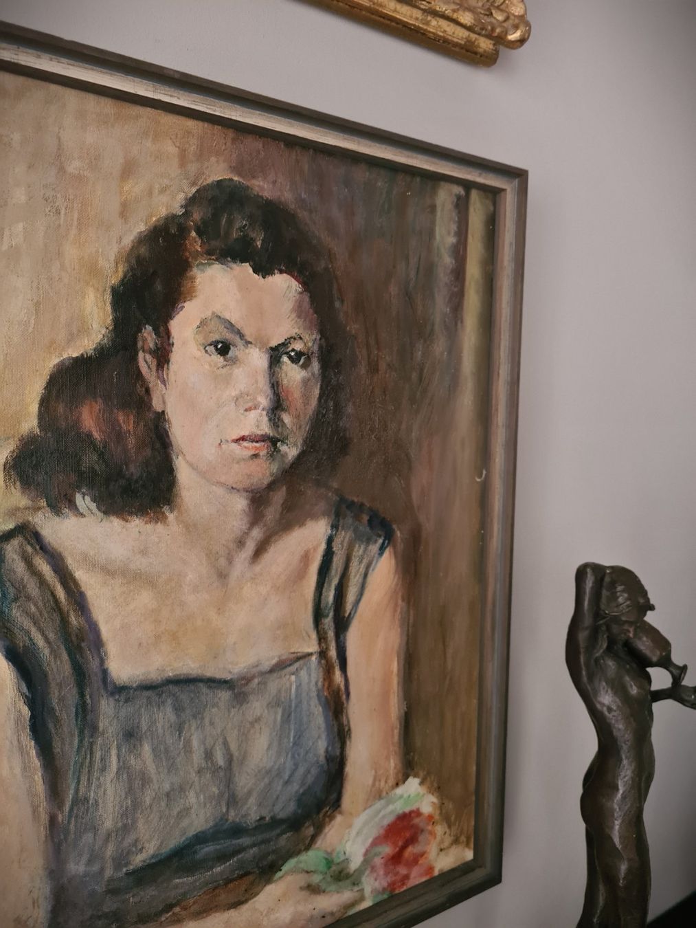 Dipinti: Elegantes Damenportrait – Usato da Rotkreuz venduto da Dobermann5 2
