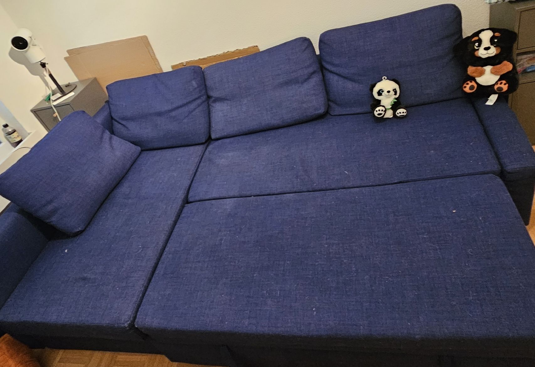 Divani: Ecksofa/Schlafsofa, blau – Usato da Liestal venduto da Minuela 3