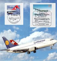 FOLDER SCHWEIZER SONDERMARKE 50 JAHRE SWISSAIR 2005 - FL9